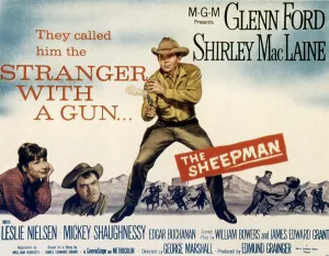 Maclaine Prints: THE SHEEPMAN, Shirley MacLaine, Mickey Shaughnessy, Glenn Ford, 1958