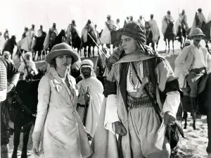 Arabian Prints: THE SHEIK, from left, Agnes Ayres