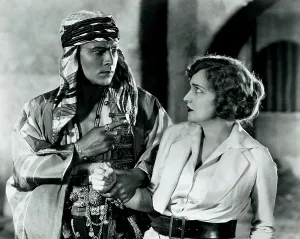 Arabian Prints: THE SHEIK, from left, Rudolph Valentino, Agnes Ayres, 1921