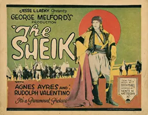 Rudolph Prints: THE SHEIK, Rudolph Valentino, 1921