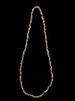 Prehistoric Prints: Shell necklace. Upper Paleolithic