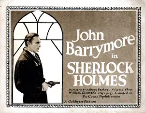 Window Prints: SHERLOCK HOLMES, John Barrymore, 1922