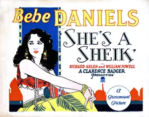 1927 Movies Prints: SHE'S A SHEIK, Bebe Daniels, 1927
