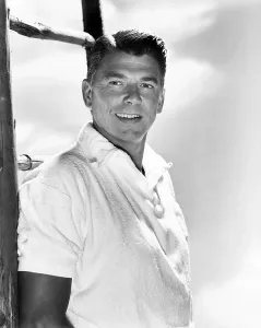 White Shirt Prints: SHE'S WORKING HER WAY THROUGH COLLEGE, Ronald Reagan, 1952