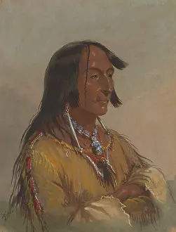 Silver Prints: SHIM-A-CO-CHE, CROW CHIEF, 1858-1860