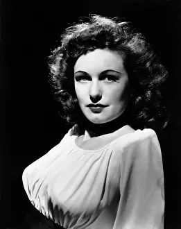 Peasant Blouse Prints: SHINING VICTORY, Geraldine Fitzgerald, 1941