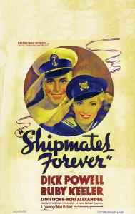 Musical Prints: SHIPMATES FOREVER, US poster art, from left: Dick Powell, Ruby Keeler, 1935