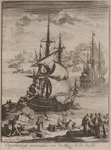 Boats Prints: Ships from Robert Cavelier, sieur de La Salle