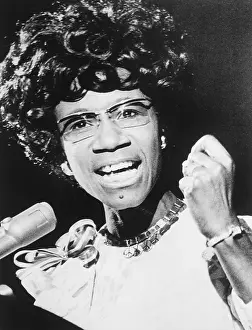 Legislator Prints: Shirley Chisholm, African American Congresswoman from Brooklyn
