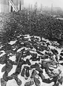 Genocide Prints: Shoes taken from Jews at Belzec