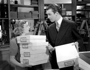Stewart Prints: THE SHOP AROUND THE CORNER, Margaret Sullavan, James Stewart, 1940