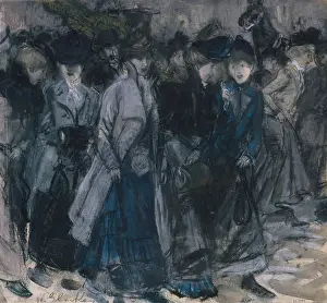 Sidewalk Prints: SHOP GIRLS, by William Glackens