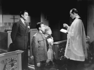 Bride And Groom Prints: THE SHOPWORN ANGEL, from left, Walter Pidgeon