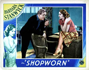 Sawyer Prints: SHOPWORN, from left, Joe Sawyer, Barbara Stanwyck, 1932