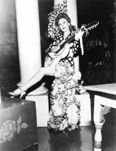 South American Prints: SOMETHING TO SHOUT ABOUT, Janet Blair, 1943