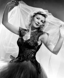Lace Dress Prints: SOMETHING TO SHOUT ABOUT, Veda Ann Borg, 1943