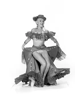 Lifting Skirt Prints: THREE FOR THE SHOW, Betty Grable, 1955