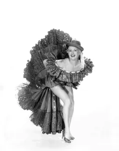 Bending Over Prints: THREE FOR THE SHOW, Betty Grable, 1955