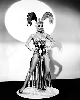 Jsx 73 Prints: THREE FOR THE SHOW, Betty Grable, 1955