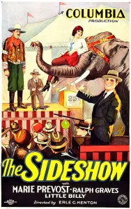 Crowd Prints: THE SIDESHOW, Marie Prevost (woman sitting on elephant)