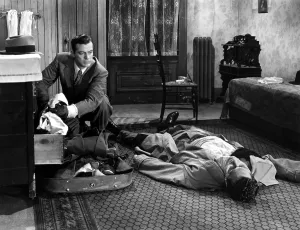 Crime Scene Prints: WHERE THE SIDEWALK ENDS, Dana Andrews