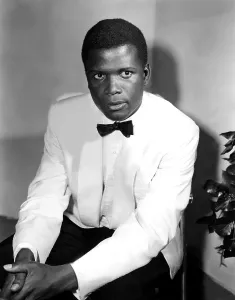 Elegant Prints: SIDNEY POITIER, on the set for the film Mark of the Hawk, 1957
