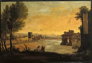 Back Prints: Sight of the Arno Bench and of the Zecca Vecchia (Veduta del Lungarno della Zecca Vecchia)