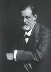 Viennese Prints: Sigmund Freud (1856-1939), with arms resting on back of chair