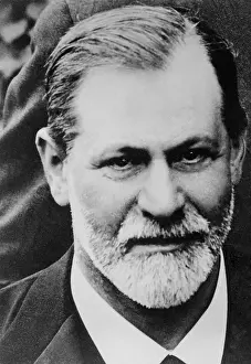 Doctors Prints: Sigmund Freud, head and shoulders portrait