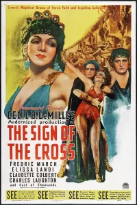 3ev In Prints: THE SIGN OF THE CROSS, l-r: Claudette Colbert