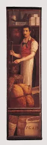 Advertisement Prints: Sign of Milanese shop, by Unknown Artist