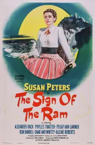 6hp Ec Prints: THE SIGN OF THE RAM, US poster art, Susan Peters, 1948