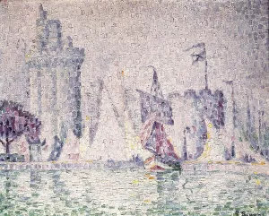 Pointillists Prints: SIGNACPaul (1863-1935). Port of La Rochelle