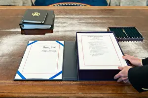 Chuck Prints: Signatures of House Speaker Nancy Pelosi, Senate Majority Leader Charles Chuck Schumer