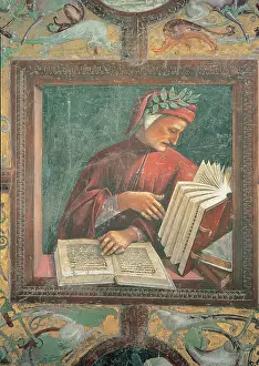 Signorelli Luca, Dante Alighieri, 1499 - 1502, 15th Century, fresco, Italy, Umbria, Orvieto, Terni, Cathedral, San Brizio Chapel