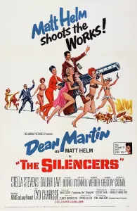 1966 Movies Prints: THE SILENCERS, US poster, Victor Buono (beard)