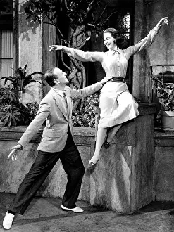 Charisse Prints: SILK STOCKINGS, from left, Fred Astaire, Cyd Charisse, 1957