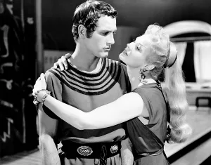 Images Dated 15th May 2013: THE SILVER CHALICE, from left, Paul Newman, Virginia Mayo, 1954