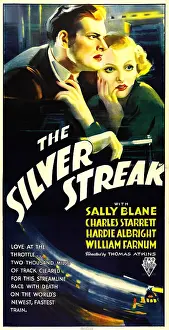 Train Prints: SILVER STREAK, from left: Charles Starrett, Sally Blane, 1934