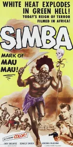 1955 Movies Prints: SIMBA, (aka SIMBA-MARK OF MAU MAU!)