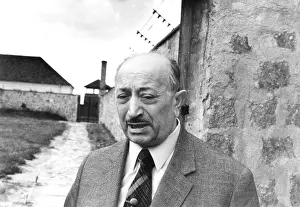 Tv Special Prints: Simon Wiesenthal, recounting the horrors at the Mauthausen Camp in Austria