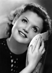 Thin Eyebrows Prints: Simone Simon, publicity photo, ca