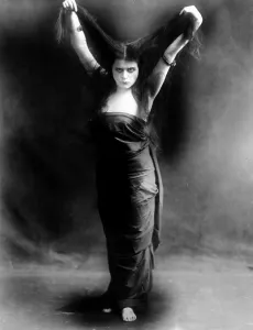 Hair Prints: SIN, Theda Bara, 1915