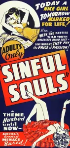 Embrace Prints: SINFUL SOULS, (aka UNBORN SOULS), poster art, 1939