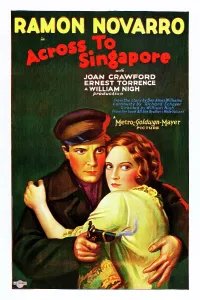 Images Dated 15th October 2013: ACROSS TO SINGAPORE, l-r: Ramon Novarro, Joan Crawford on poster art, 1928