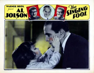 1928 Movies Prints: THE SINGING FOOL, from left, Davey Lee, Al Jolson, 1928