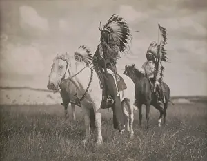 Warrior Prints: SIOUX CHIEFS, 1905, photograph by Edward Curtis