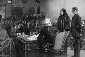 Noble Prints: Sioux chiefs with Secretary of the Interior John Noble in Feb