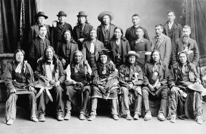 Feathers Prints: Sioux delegation in Washington, D