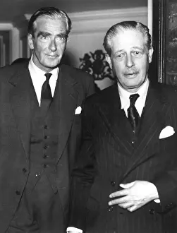 Macmillan Prints: Sir Anthony Eden, British Prime Minister Harold MacMillan
